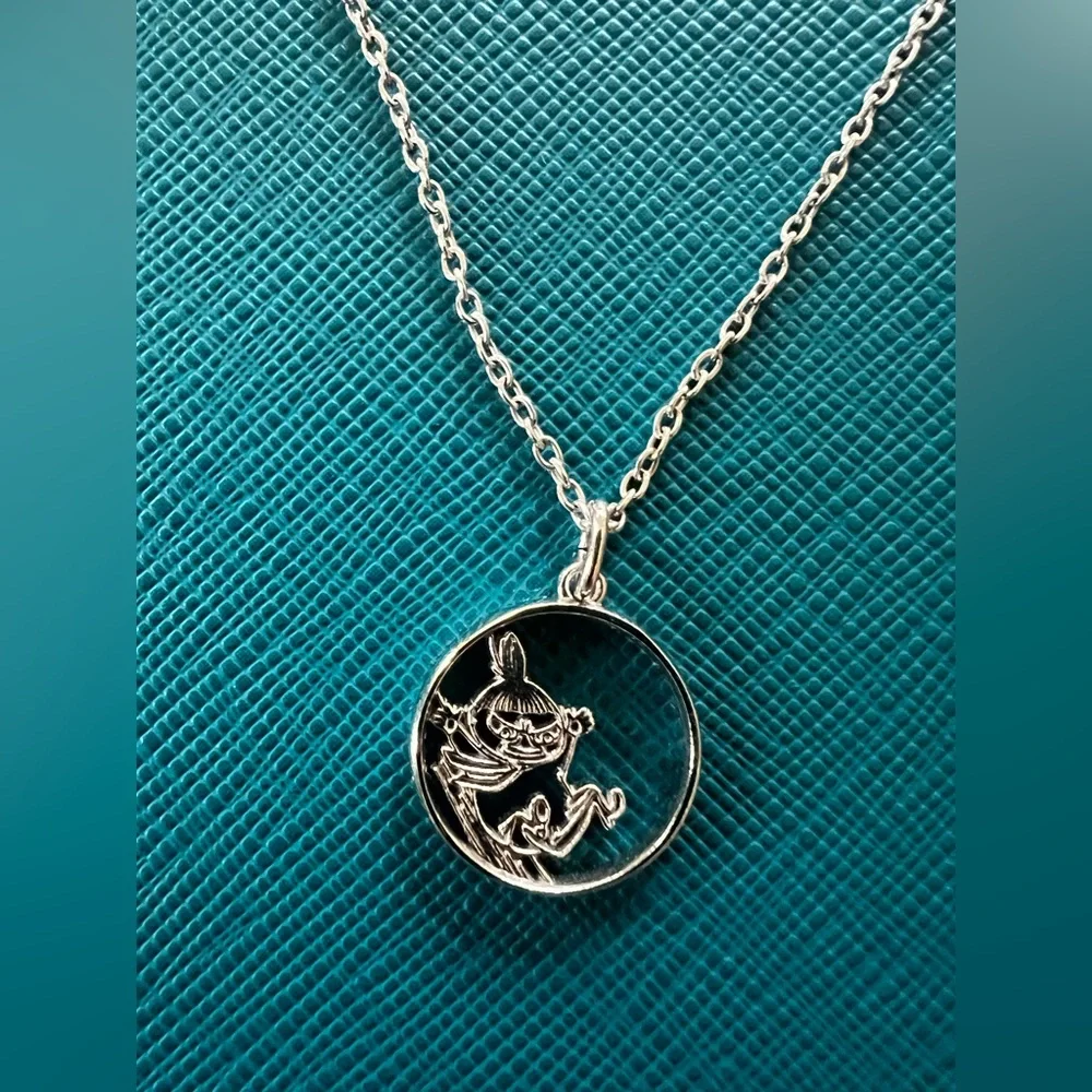 Moomin Necklace Little My Adventure 925 Silver Chain and Pendant